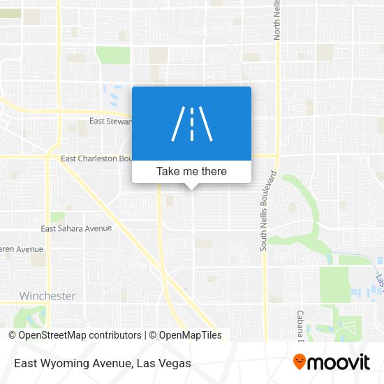 Mapa de East Wyoming Avenue