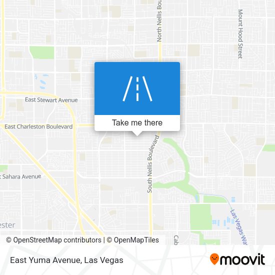 East Yuma Avenue map