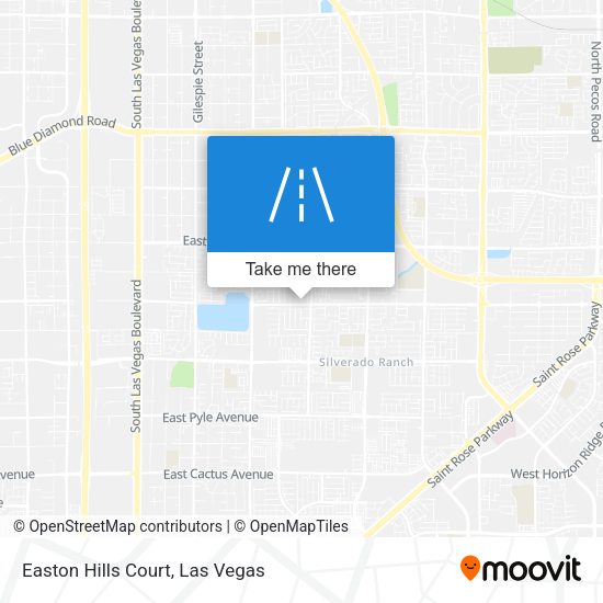 Easton Hills Court map