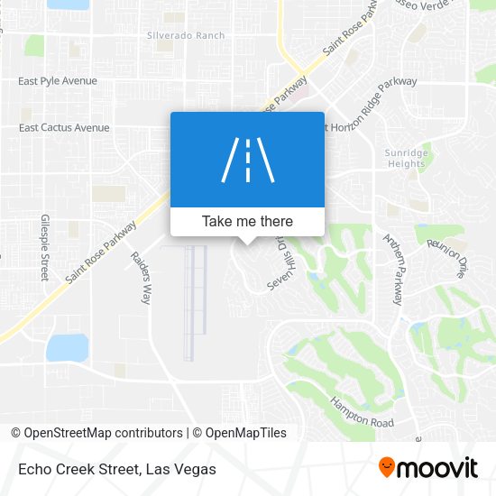Echo Creek Street map