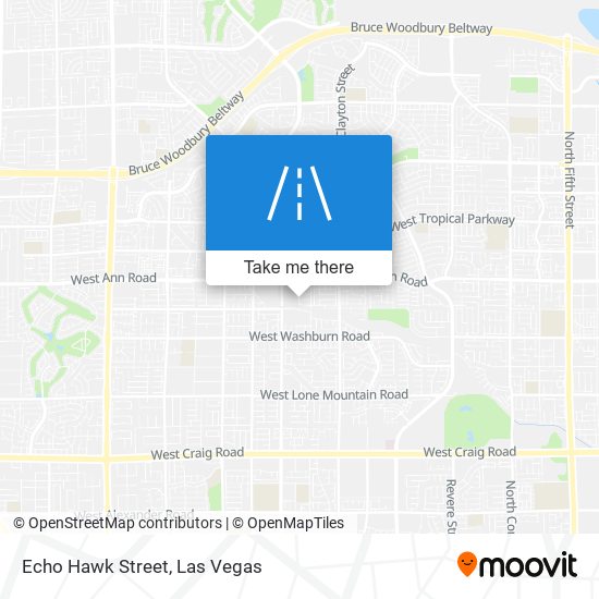 Echo Hawk Street map