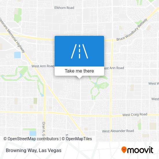Mapa de Browning Way