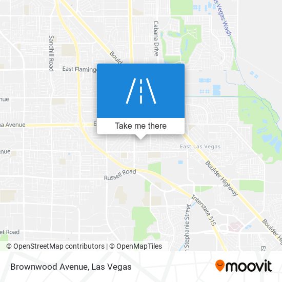 Mapa de Brownwood Avenue