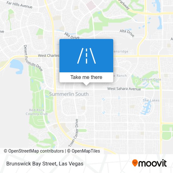 Brunswick Bay Street map