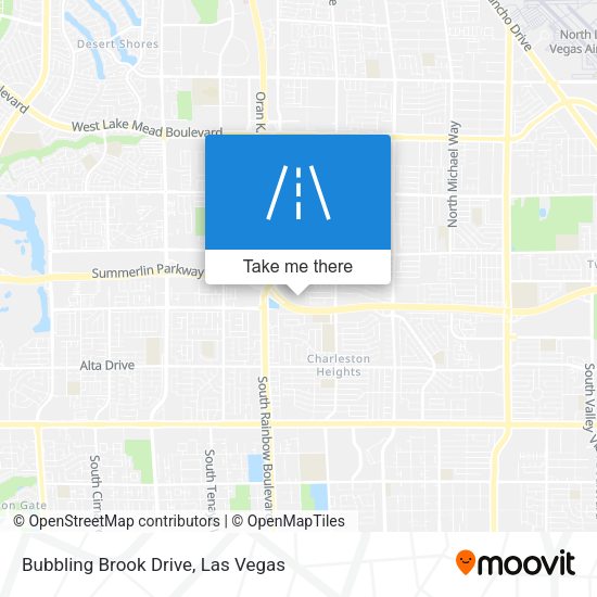 Bubbling Brook Drive map