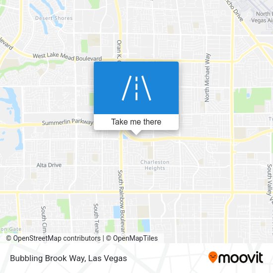 Mapa de Bubbling Brook Way