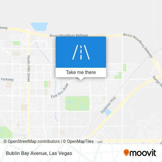 Mapa de Bublin Bay Avenue