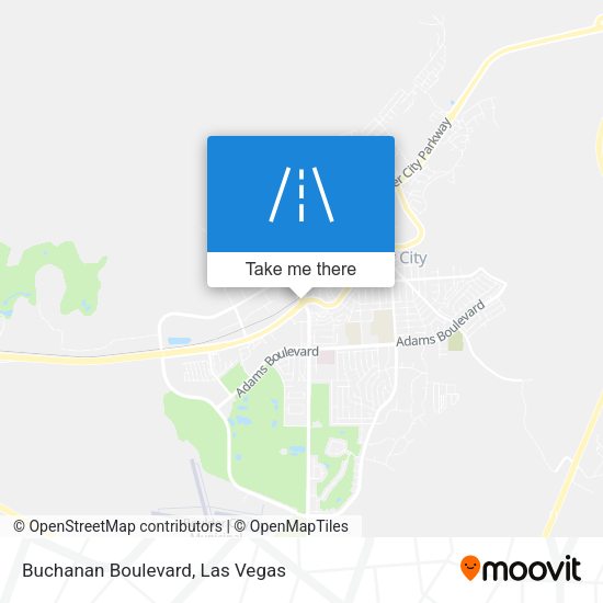 Buchanan Boulevard map