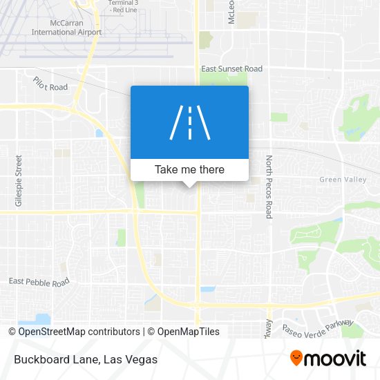 Mapa de Buckboard Lane