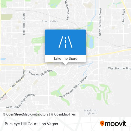Buckeye Hill Court map