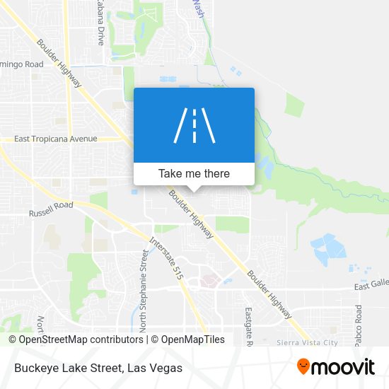 Mapa de Buckeye Lake Street