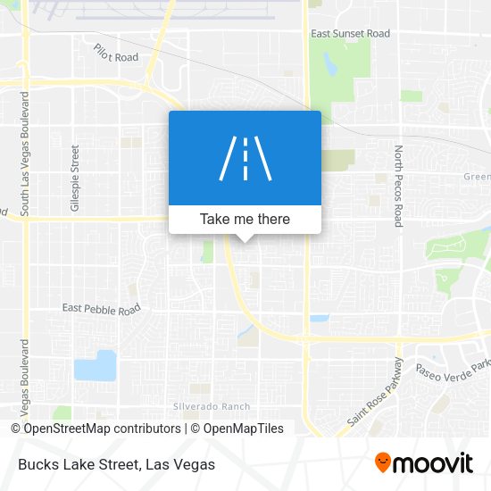 Mapa de Bucks Lake Street