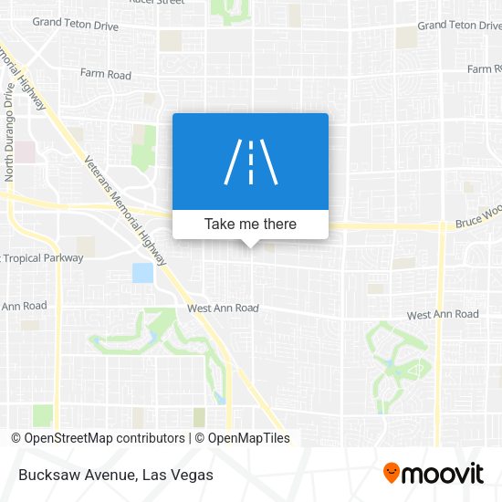 Mapa de Bucksaw Avenue