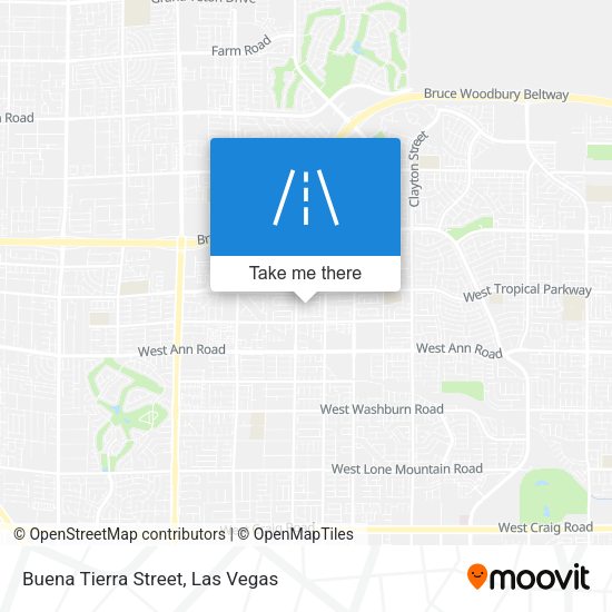 Mapa de Buena Tierra Street