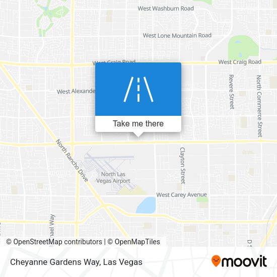 Cheyanne Gardens Way map