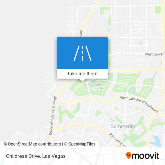 Childress Drive map