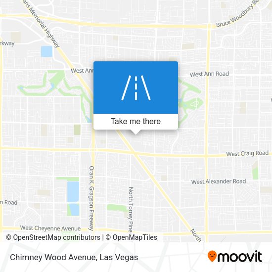 Mapa de Chimney Wood Avenue