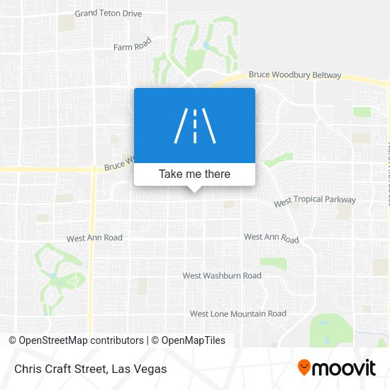 Mapa de Chris Craft Street