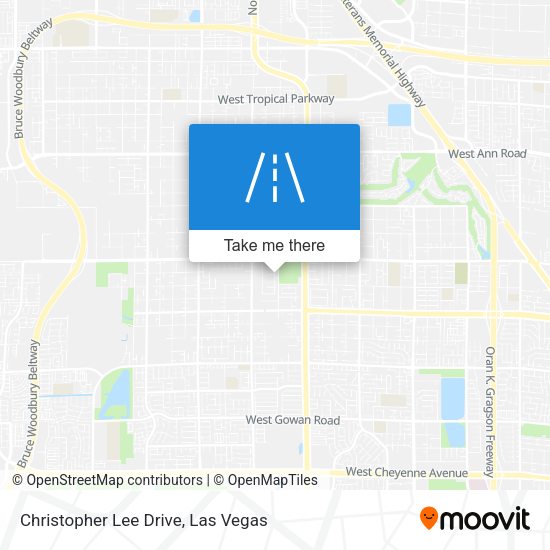 Christopher Lee Drive map