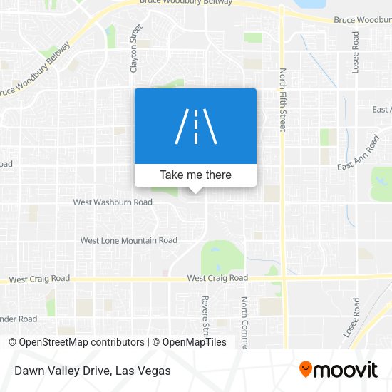 Dawn Valley Drive map
