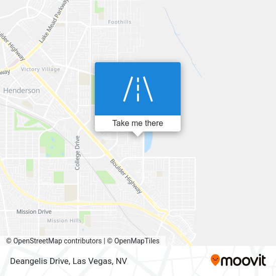 Deangelis Drive map