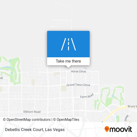 Mapa de Debellis Creek Court