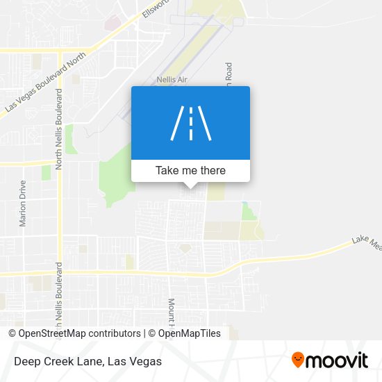Mapa de Deep Creek Lane
