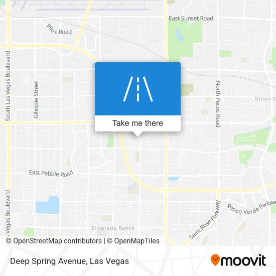 Deep Spring Avenue map