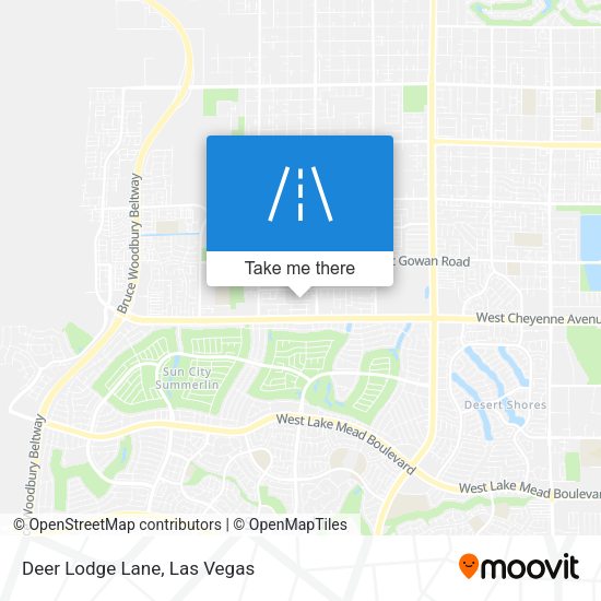 Mapa de Deer Lodge Lane