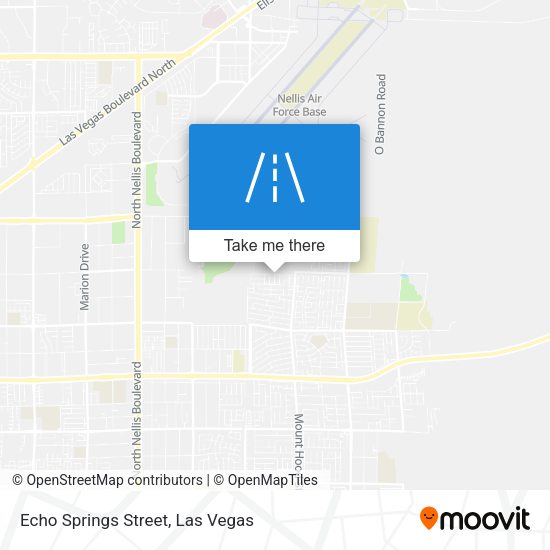 Echo Springs Street map