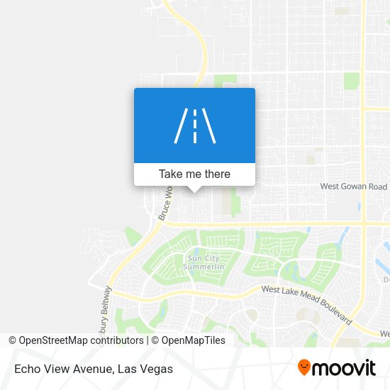Echo View Avenue map