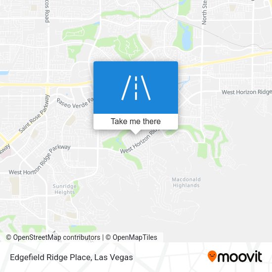 Mapa de Edgefield Ridge Place