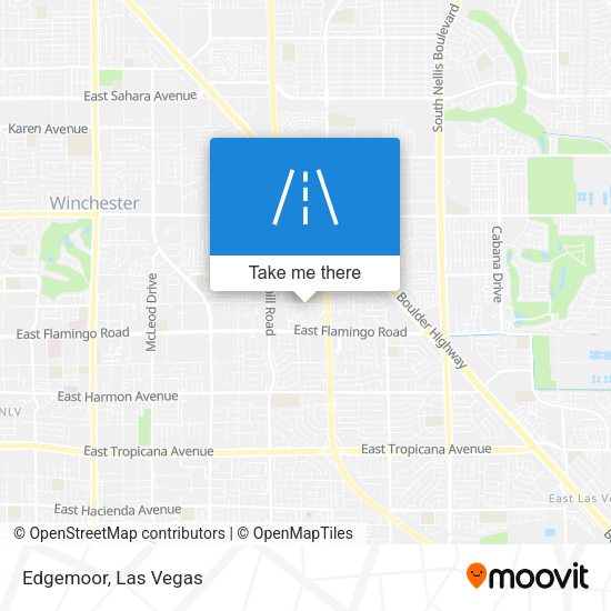 Mapa de Edgemoor