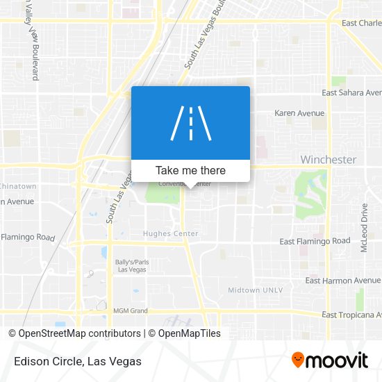 Edison Circle map