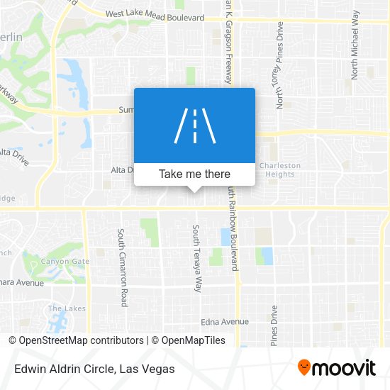 Edwin Aldrin Circle map