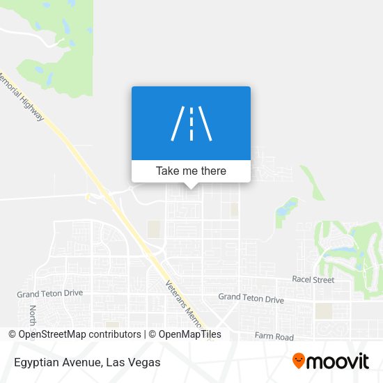 Mapa de Egyptian Avenue