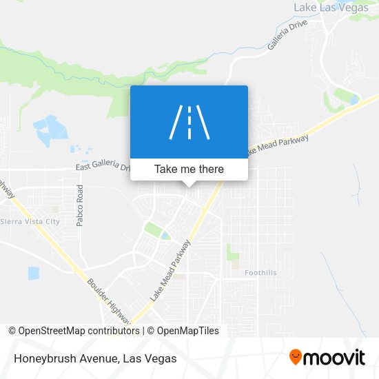 Mapa de Honeybrush Avenue
