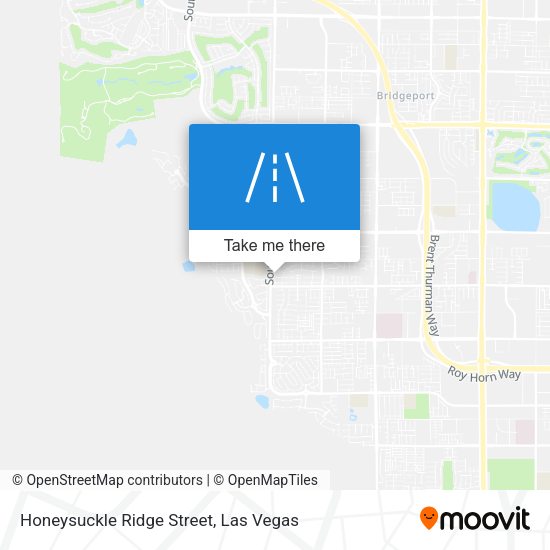 Mapa de Honeysuckle Ridge Street