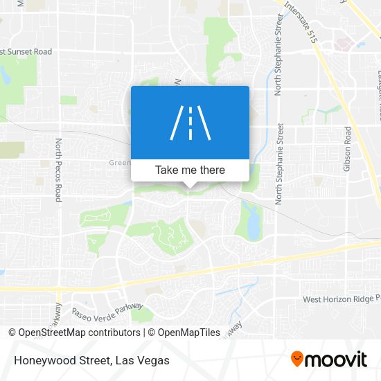 Honeywood Street map