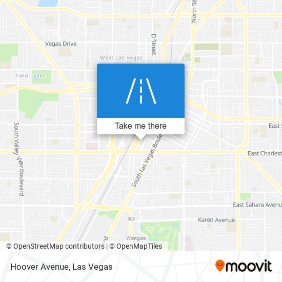 Hoover Avenue map