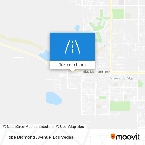 Hope Diamond Avenue map