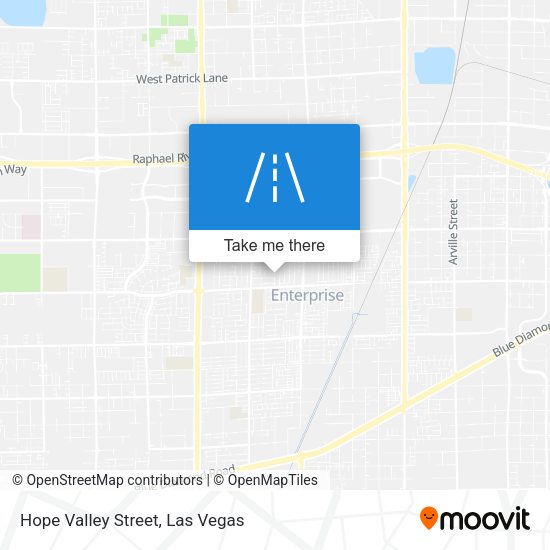 Hope Valley Street map