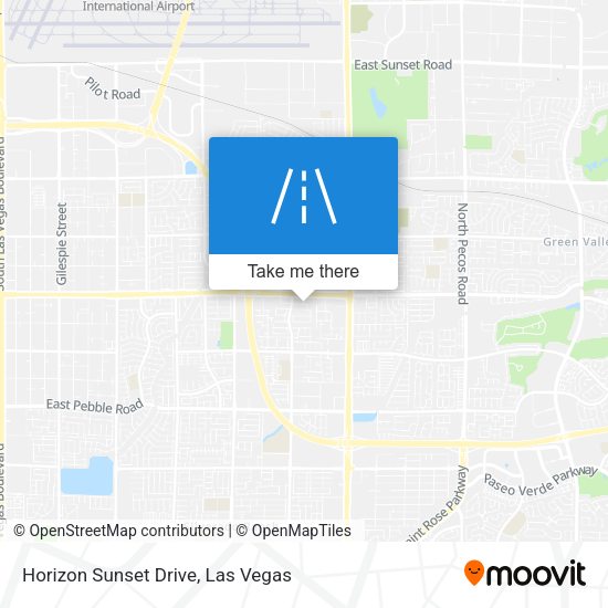 Mapa de Horizon Sunset Drive