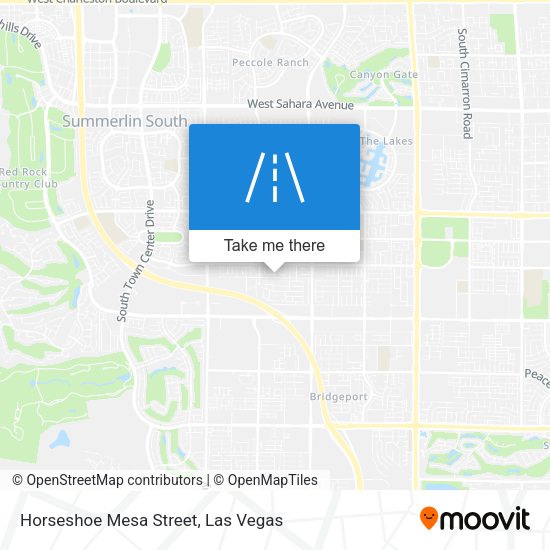 Horseshoe Mesa Street map