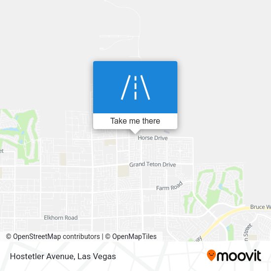 Hostetler Avenue map