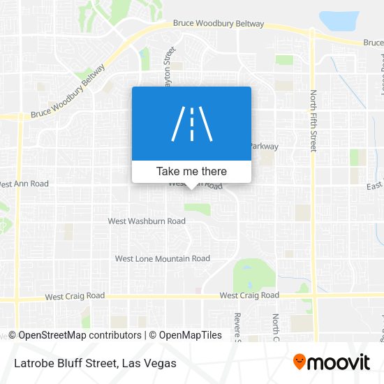 Latrobe Bluff Street map