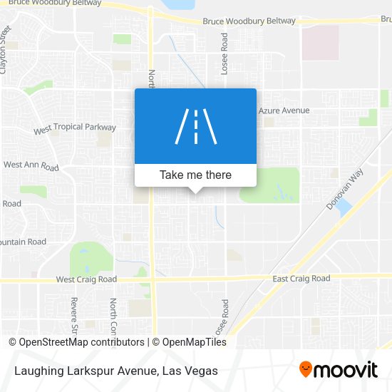 Laughing Larkspur Avenue map