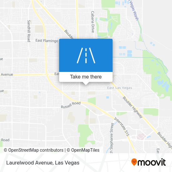 Laurelwood Avenue map