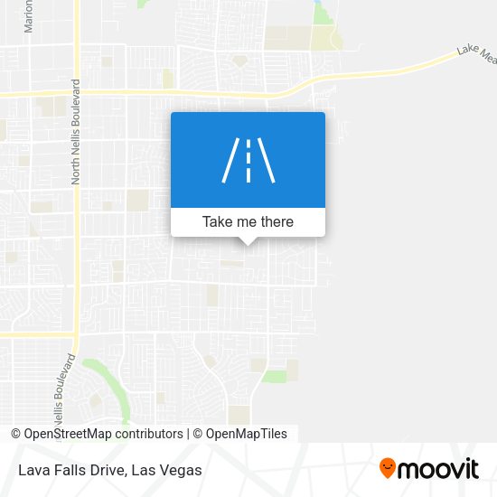 Mapa de Lava Falls Drive