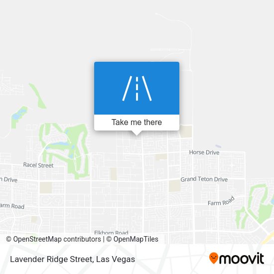 Lavender Ridge Street map